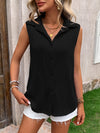 Button Up Collared Neck Tank