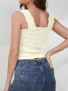 Square Neck Wide Strap Tank