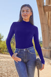 Basic Bae Full Size Mock Neck Long Sleeve Bodysuit