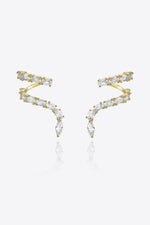 Zircon 925 Sterling Silver Earrings