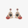 Ghost Rhinestone Alloy Earrings