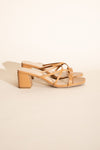 CRIMP-S MULE SANDAL HEELS