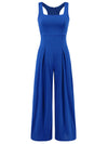 Square Neck Wide Strap Jumpsuit