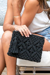 Macrame Tassel Clutch