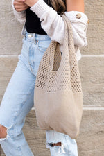 Soft Knit Hobo Bag