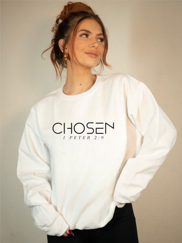 Chosen 1 Peter 2  9 Cozy Crewneck Sweatshirt