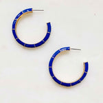 Candy Drop Colored Hoop Earrings