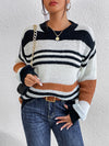 Striped Round Neck Sweater